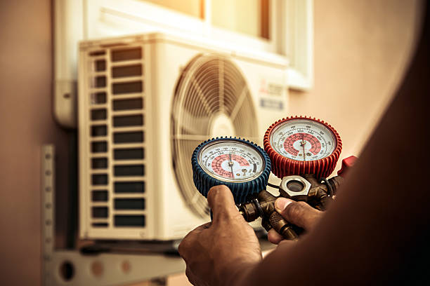 Professional Air Conditioning Service technician working in Lugoff, SC